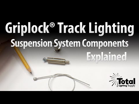 Track Lighting Cable Gripping Suspension System Components Explained by Total Track Lighting