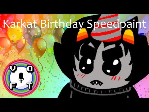 Karkat Birthday Speedpaint by ShayWarrior