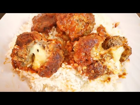 How to make Juicy Mozzarella Stuffed Meatballs.
