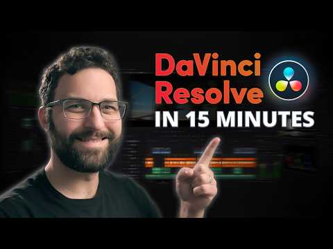 DaVinci Resolve Beginner Tutorial (15 Minutes)