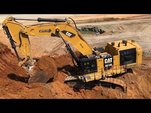 Caterpillar 6015B Excavator Loading Mercedes And MAN Trucks - Sotiriadis Mining Works