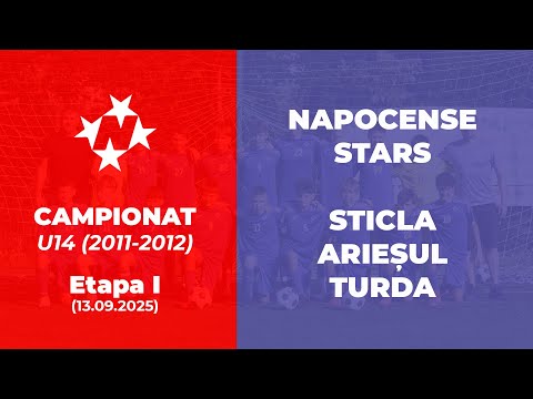 ⚽️ Napocense Stars - Sticla Arieșul Turda (Campionat U14/etapa 1 - 13.09.2025)