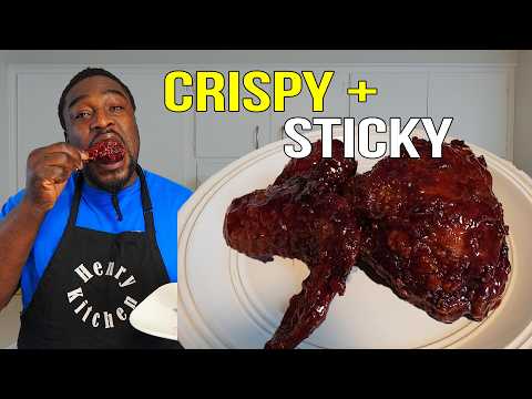 How to Make Jamaican Sorrel BBQ Fried Chicken | Crispy, Sticky & Flavor-Packed