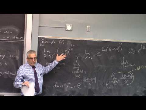 Wed Oct 14, 2026 Lecture (L20) Stewart Section 3.7 L’Hospital’s Rule