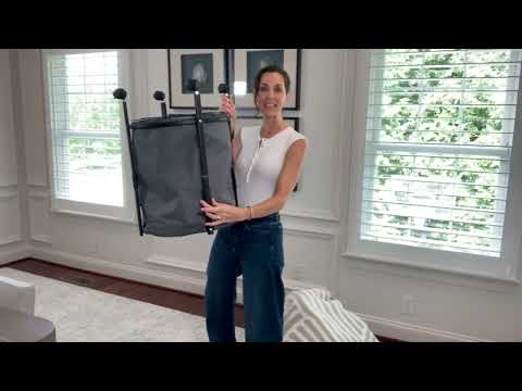 Cella Collapsible Laundry Hamper with Wheels on QVC