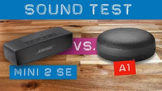 Bose SoundLink Mini 2 (SE) vs. Bang Olufsen Beosound A1 (2nd. generation).