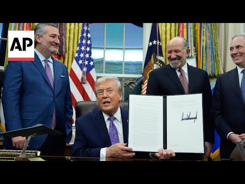 Video | Trump signs executive order to block state AI regulations