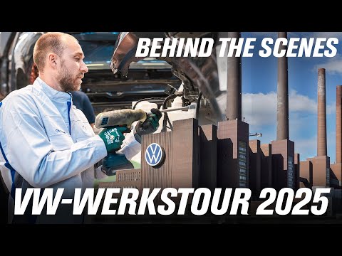 Ein Blick hinter die Kulissen der VW-Produktion 🚘💚 | BTS mit den Wölfen auf Werkstour 2025 ⚙️