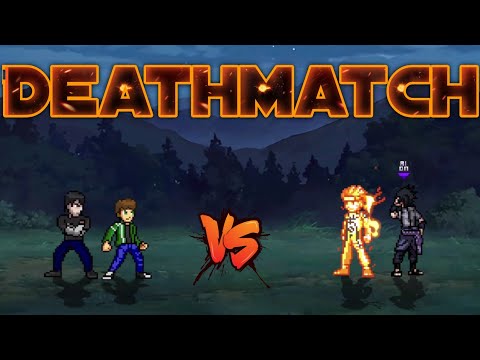 Ben 10 UA & Kevin OP VS Naruto KCM & Sasuke FMS V1.2 in Jump Force Mugen