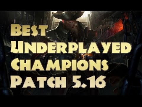 Best Underplayed Champions Patch 5.17