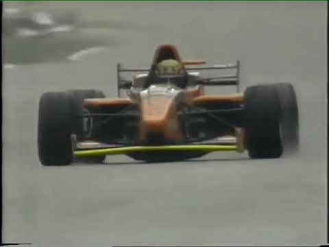 2000 July 29 - F3000 @ Hockenheim - Mark Webber wet weather tires look very badly worn