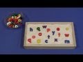Playdough Letter Beads