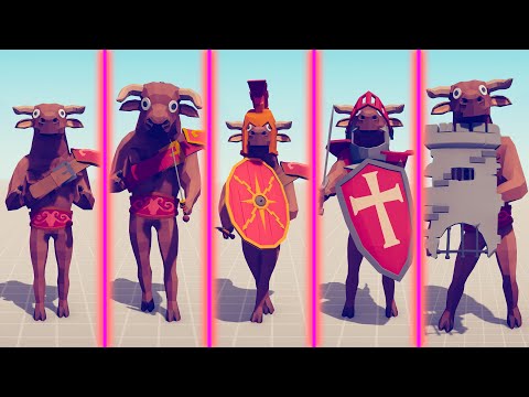 EVOLUTION OF MINOTAUR - Totally Accurate Battle Simulator TABS