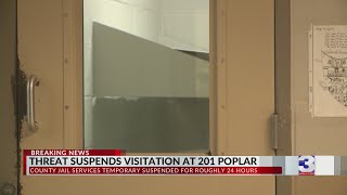 Shelby County Jail visitation suspended for 24 hours due to threat: SCSO