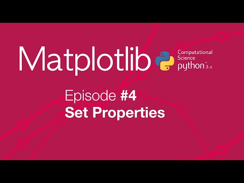 Belajar Matplotlib Python Plot 04 Set Properties