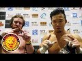 Road To POWER STRUGGLE SUPER Jr TAG LEAGUE 2018 October 29 Post Match Interview 2nd Match