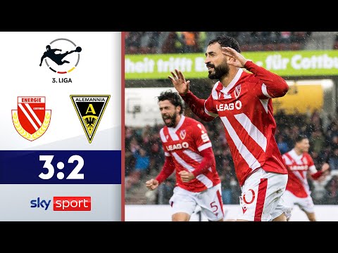 Ciğerci entscheidet 5 Tore-Spektakel! | FC Energie Cottbus - Alemannia Aachen | HL - 3. Liga 25/26