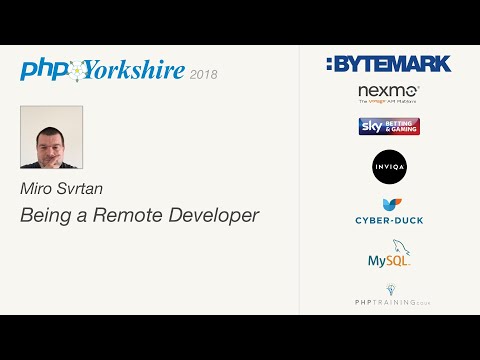 Miro Svrtan - Being a Remote Developer