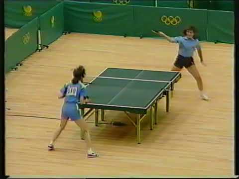ZDF - Olympische Spiele Seoul 1988 - Tischtennis - September 1988 [Fragment]