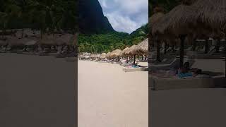 Relaxing - Sugar Beach Resort in     St. Lucia 🇱🇨  #stlucia #carribean #travel #tropicalretreat