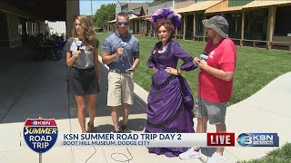 KSN tours Dodge City Boot Hill Museum and visits with Miss Kitty about the special event for America