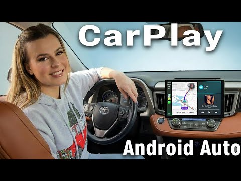 Toyota RAV4 2013-2018 EASY PLUG & PLAY - HUGE Screen Radio Upgrade - NO WIRING! CarPlay Android Auto