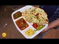 Unlimited Naan Thali With Dal Makhni Matar Paneer Raita Rs 50 Only L Gwalior Street Food