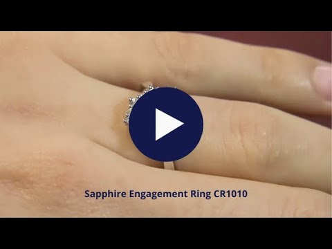 Sapphire Engagement Ring CR1010