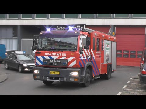 Laatste uitruk oude MAN 17-1132 vrijwillige brandweer Capelle aan de IJssel!