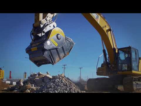 ELTRAK presentation of MB Bucket Crusher, Screening Bucket, Drum cutter