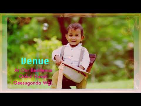 Kruthik 1st BirthDay