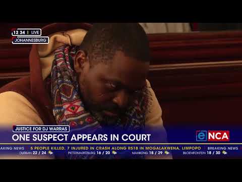 One suspect appears in court for DJ Warras' murder