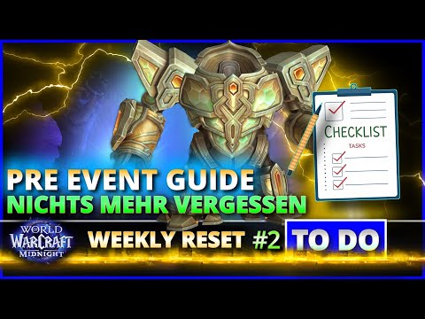 Pre-Event Guide is Live + Weekly Reset TO DO´s! - Deine Checkliste um nichts zu verpassen | M#1