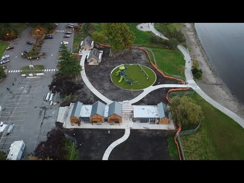 Juanita Beach Bathhouse - Fly-around  - October 2020