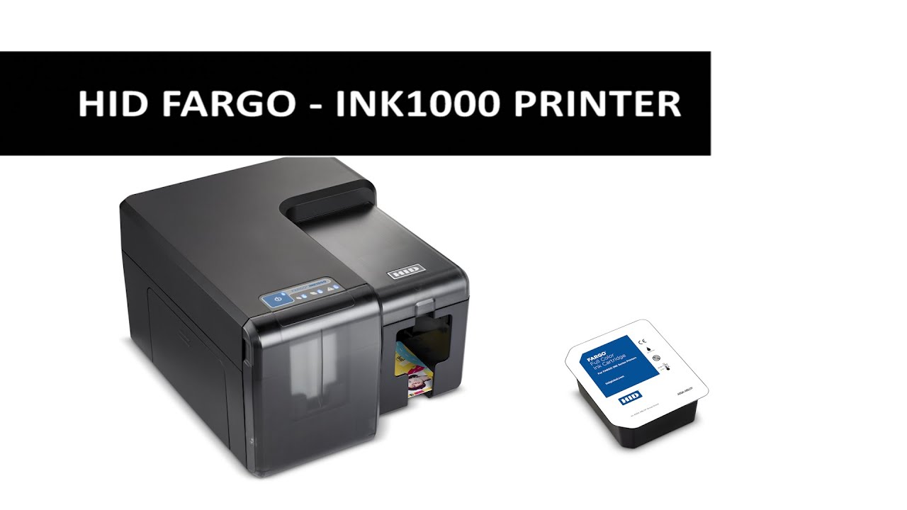 New Video for the HID FARGO INK1000 Inkjet Card Printer