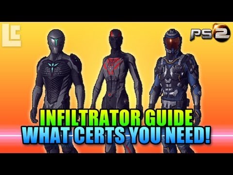 Infiltrator Certification Guide (Planetside 2 Gameplay/Commentary)