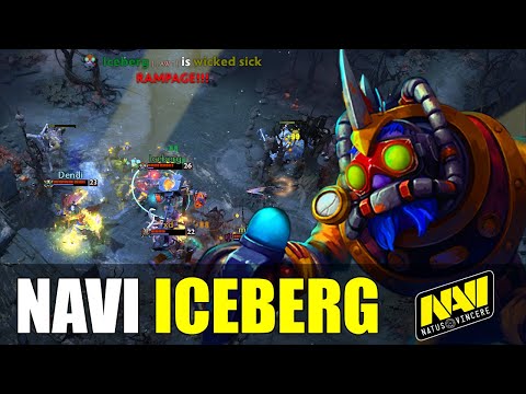 NAVI Iceberg - RAMPAGE!!! Tinker | Tinker Dota 2 Gameplay
