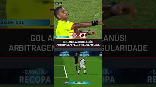 MAIS UM GOL DO LANÚS ANULADO CONTRA O FLAMENGO #shorts