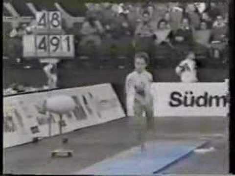 Silvia Mitova - 1991 DTB Cup EF - Vault 1