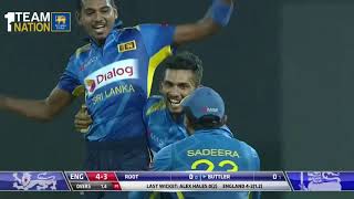 Sri Lanka beat England by 219 runs - 5th ODI Highl