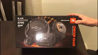 Unboxing JBL GTO 609C Car Speakers