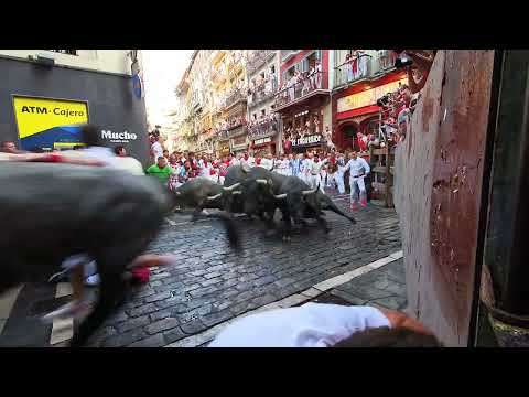 [SF26] El quinto encierro de los Sanfermines 2026, en vídeo