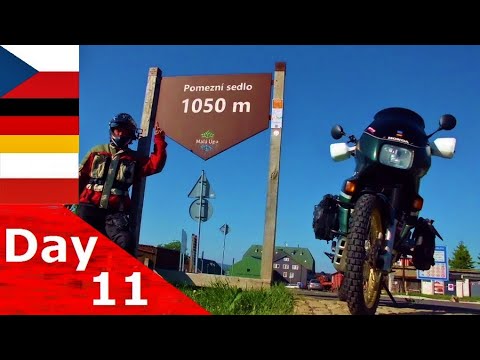 Riesengebirge mit dem Motorrad 🇨🇿 Tag 11 - 3.000 km Enduro Solo Abenteuer Polen