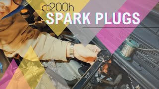 How to Change SPARK PLUGS Lexus CT200h