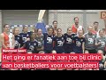 Feyenoord Basketball geeft clinic aan de voetbalsters van Feyenoord
