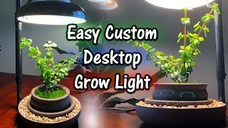 The $20 Frying Pan, Telescoping, Dimmable Desktop Plant Light | More Info in Description