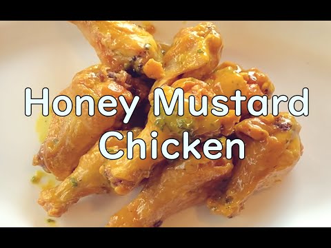 Sticky, Sweet, and Delicious: Easy Honey Mustard Chicken Wings Recipe (No Flour)