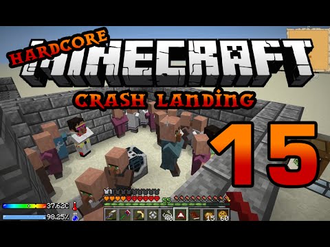 Iskall's Hardcore Minecraft Crash Landing 15 - Villagers automation and Auto spawner
