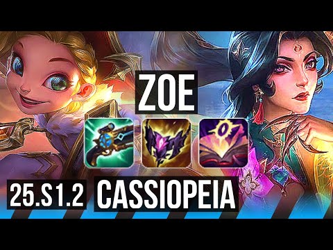 ZOE vs CASSIOPEIA (MID) | 10/2/7, Dominating | KR Master | 25.S1.2