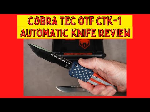Cobra Tec OTF Review. I Review a CTK-1 Out The Front Automatic Knife from Cobra Tec.